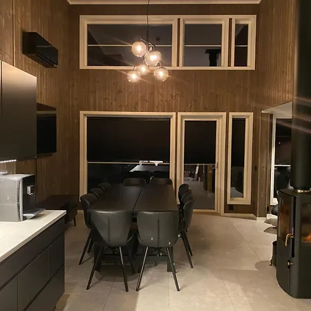 Ferienhaus Modern Lakeside Jacuzzi And Sauna Up To 18 People Vradal